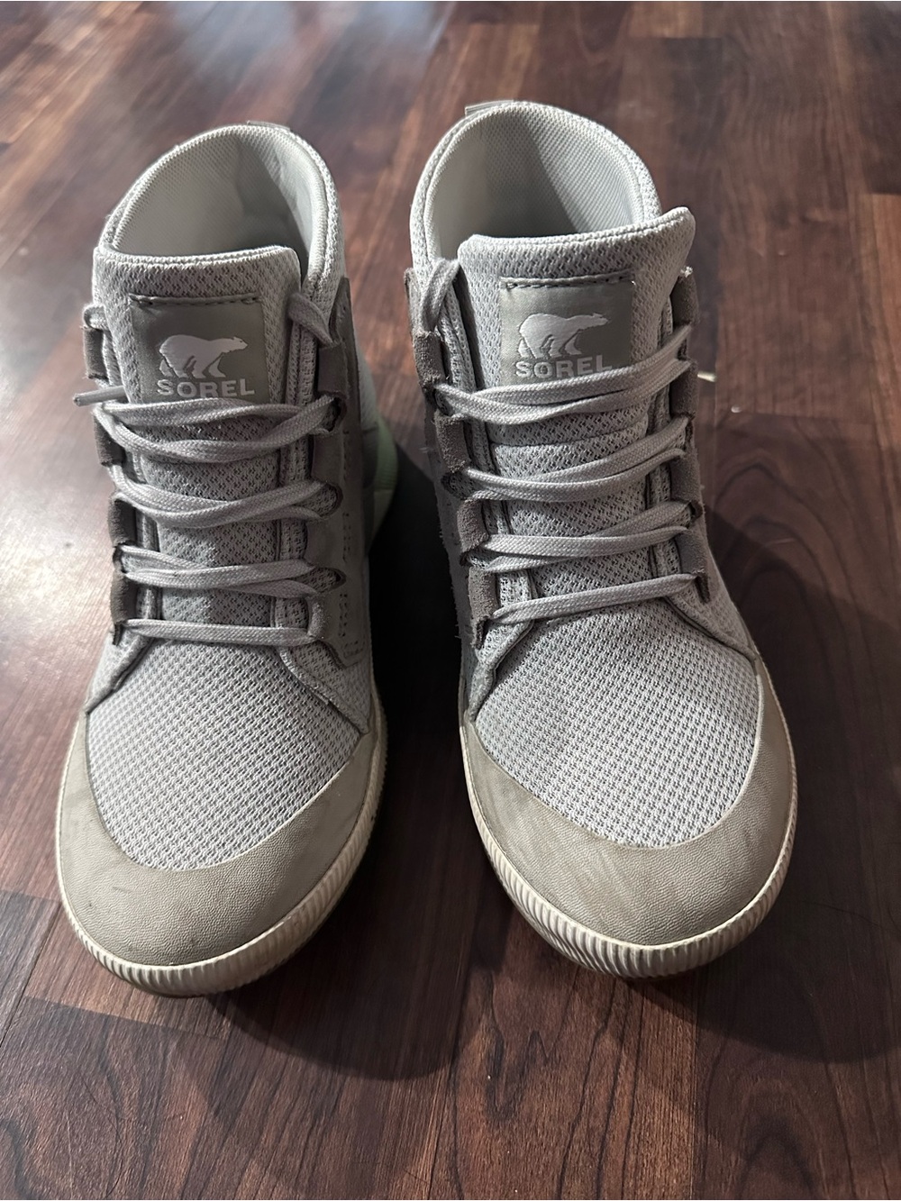 Sorel Cream/White Women's Casual Lace-Up Sneakers